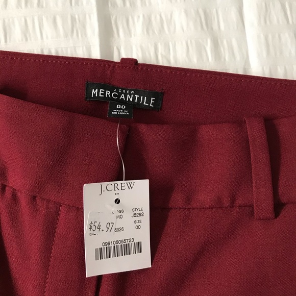 J. Crew burgundy dress pants - Picture 5 of 7